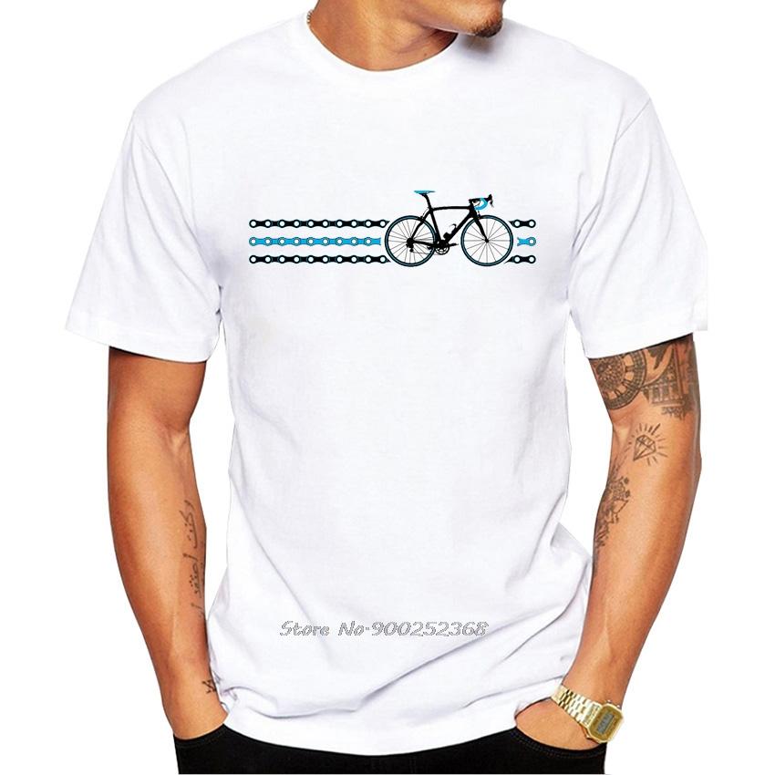 Vintage Fixed Gear Road Bicycle Classic T-Shirt Fashion Men Short Sleeve Old Bikes Print Sport Casual Tops Hip Hop Boy Tee shirt
