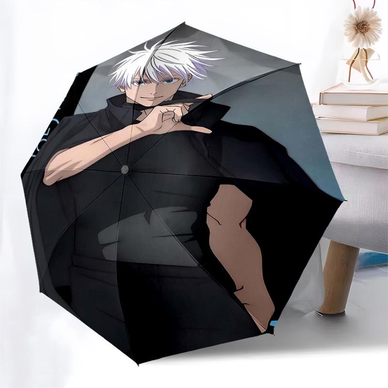 

1pc Satoru Go s Umbrella: Automatic Opening with Foldable Design, Iron Frame, Outdoor Use, Perfect Gift for Fans and Travelers.P045