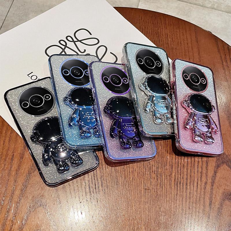 For Xiaomi Redmi A3 4G/Poco C61 4G Case PC+TPU Kickstand Astronaut Phone Cover