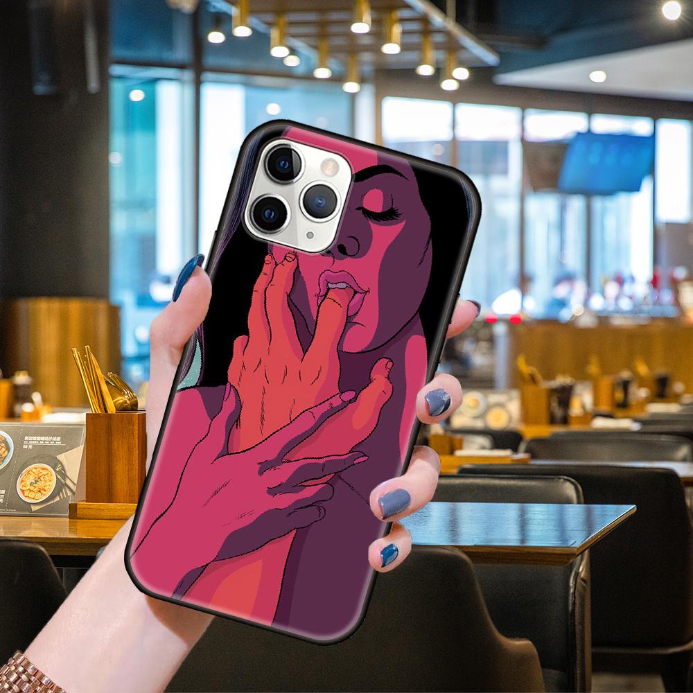 

Чехол для телефона Apple IPhone 13 12 11 Mini Pro MAX SE X XS XR 8 7 6 S Plus, черная задняя крышка, 3D-бампер, трендовая задница, сексуальная красота iPhone 13