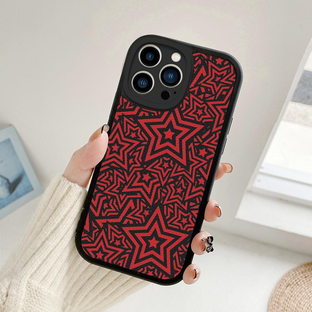 For Iphone Persona 5 Phone Case for Iphone 14 13 11 12 Pro MAX 13 12 MiNi 7 8 plus iphone 14 XS XR Lambskin Protective Covers