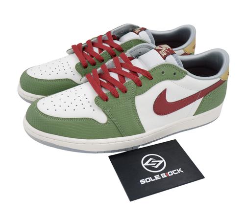 

Air Jordan 1 Low OG Chinese New Year Men s Retro Sneakers FN3727-100 EU 44.5 зелёный