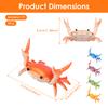 5 Pcs Desk Crab Pen Holder Weightlifting Crab Pen Holders Creative Cute Pencil Lipstick Display Storage Rack for Students Office