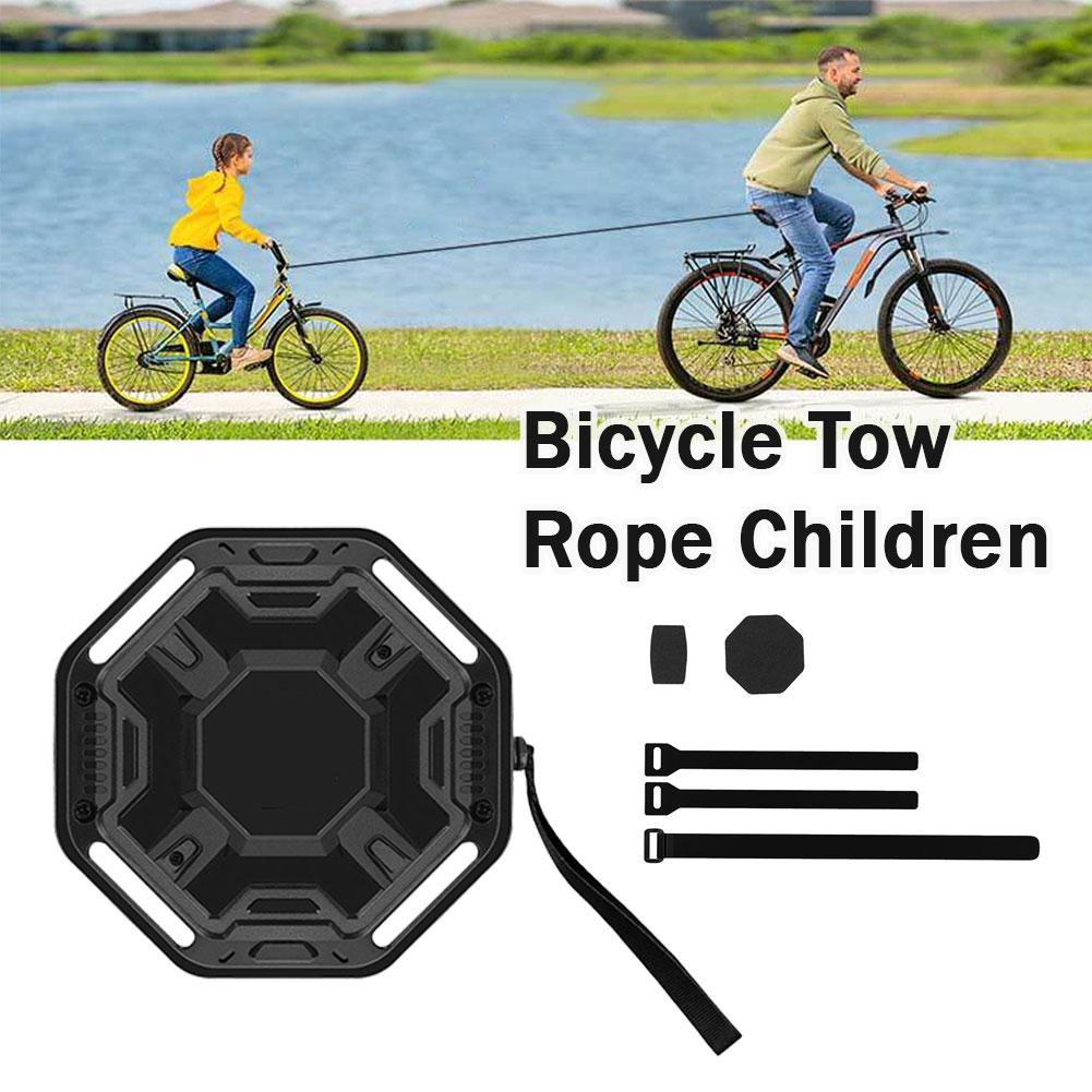 Portable Parent-Child MTB Towing Rope Automatic Retractable Bicycle Traction Rope For Long Rides Mountain Bike Trailer Equipment