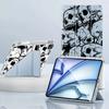 Creative Skull Y-Fold Holder Cover Tablet Case For iPad Mini 6 7 Air 4 5 M3 M2 1 2 M4 11inch Pro 2025 Pro 11th 10th 9th 8th 7th