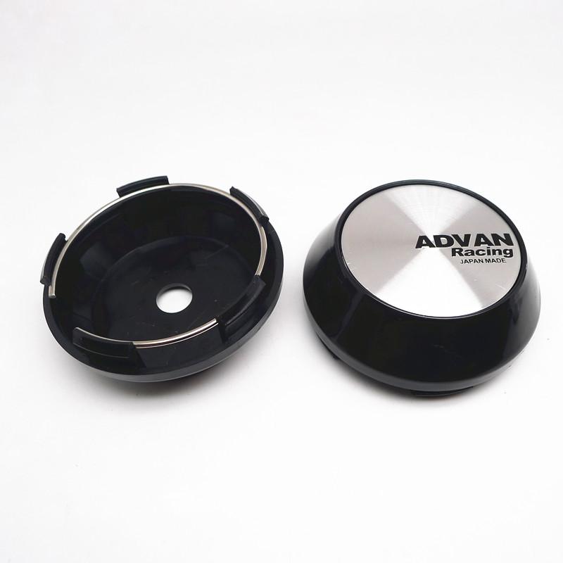 4pcs 65mm Advan Racing Wheels Center Cap Hup Car Replacement Dust Alloy Cover Hubcaps Logo Emblem Badge Auto Styling Accessories