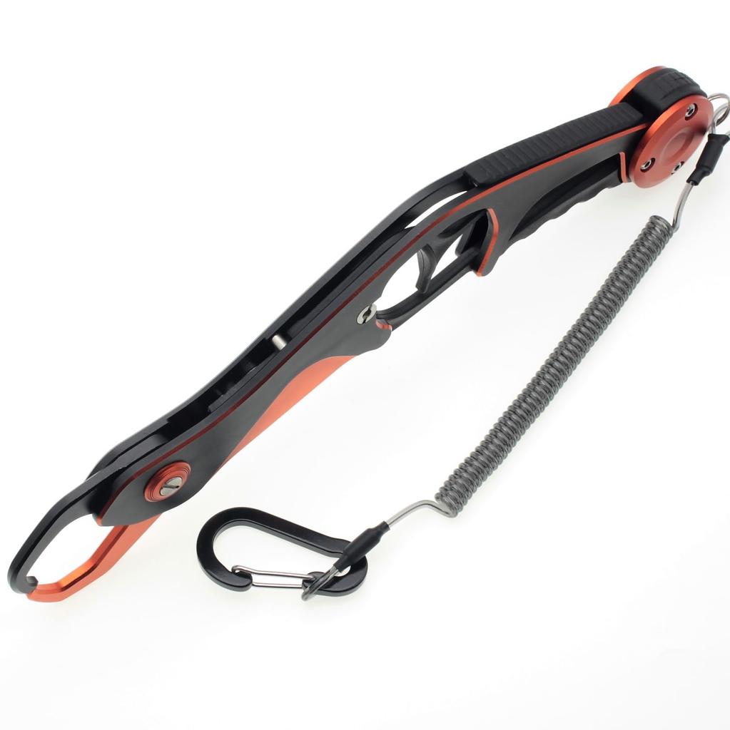 1091 Fish Aluminum Fish Catcher (Iregui) Grip, Ultra-Lightweight (Bright Orange)