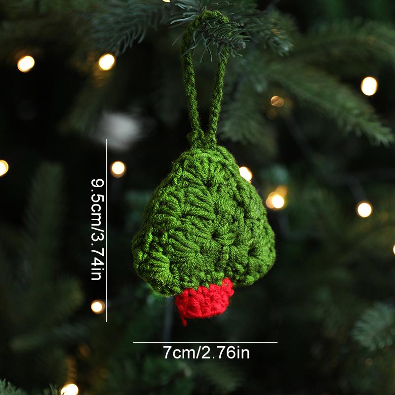 

1 шт. аксессуары украшения шерстяные носки рождественская подвесная сумка ручная вязка