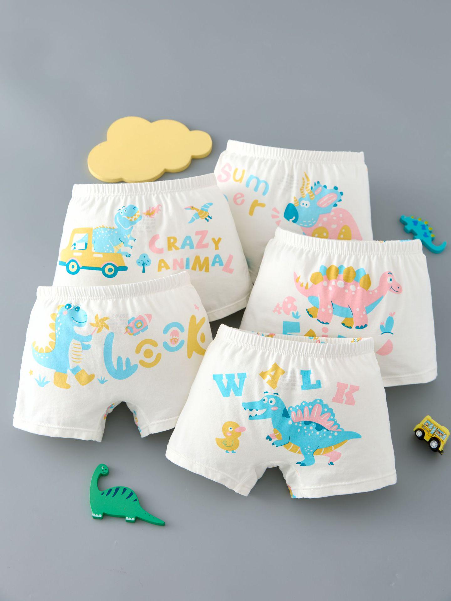 

Cartoon Children s Boxer Shorts - Pure Cotton, Antibacterial, A-Class 160: Height 145-155 cm, Weight 62-80 kg