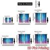 2D FLAT PRINTING 2pcs Curtains (Without Rod) Colorful Falling Droplets Chic Chic Curtains Polyester Curtains Home Decor Suitable