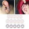 Piercing Healing Silicone Discs Flexible Anti Hyperplasia Saucer Prevents Irritation Inflammation Drilling Ear Stud Ring