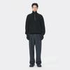 Black Turtle Neck Half Zip Sweater Black Cwwaw25903bkx
