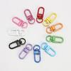 100pcs Colorful Carabiner Clasp Key Chain Lobster Clasps Rotating Keychain Hooks