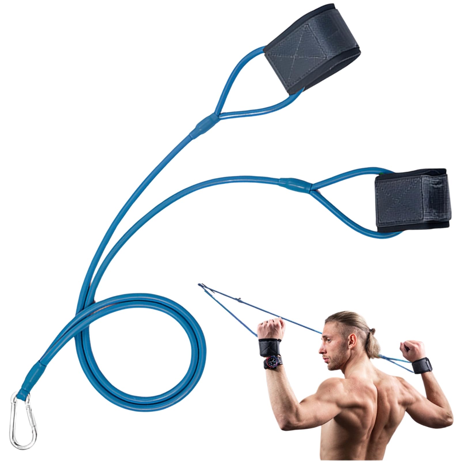 

Training Muscle Training Blue Rubber Core Baseball Stretch Muscle Fitness [CocoFill] Tube, Goods, (Heavy 6x13mm), Band, Training, Training, Band, синій