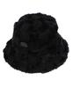Yunibeosyeolkemiseuteuli Check Fur Black Bucket Hat