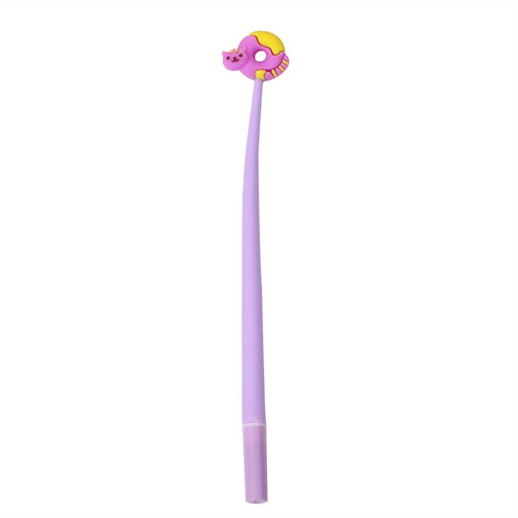 48pcs 0.5mm Cartoon Kitten Donut Shaking Neutral Pen Cute Sway Pen Gift Pen Creative Stationery Back To School Season