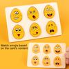 Children Wooden Expressions Egg Shaped Montessori Toy For Toddlers Preschool Kids' DIY Wooden Gifts Sensory Educational Toys