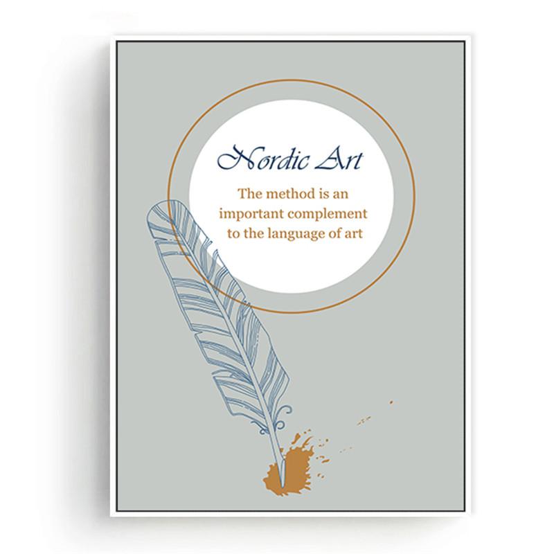 Tryptyk Ptasi Pióro Gałąź Drzewa UWOLNIJ SIĘ Cytat Drukuj Obraz Na Ścianie Vintage Art Plakat Olejny Na Płótnie Malarstwo dla Domu