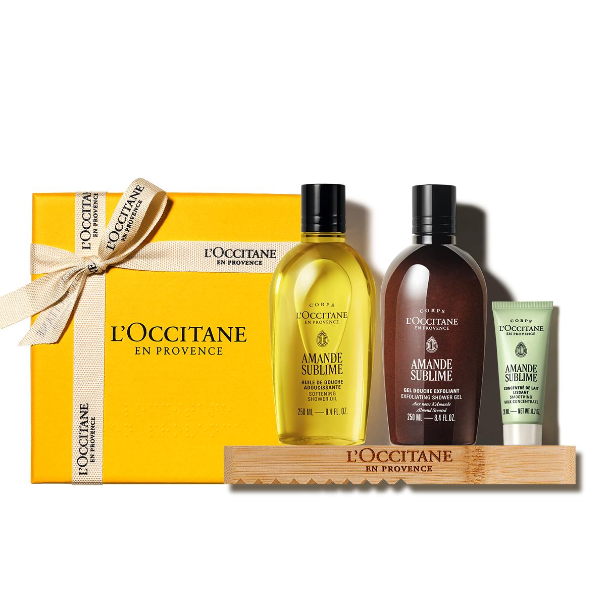 

[L Occitane] Набор для тела «Миндаль» (2 предмета) (Миндаль Сублим) + Роскошный предмет + Мыльница [Подарок]