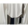 tops Women's Korean Fashion Tops Cut and Sew Long Sleeve Cropped Short Length Slim Stretch Plain Solid Color Affordable Simple Feminine Casual Autumn