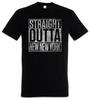 Straight Outta New New York Herren T-Shirt Comedy City TV Series Comic Cartoon