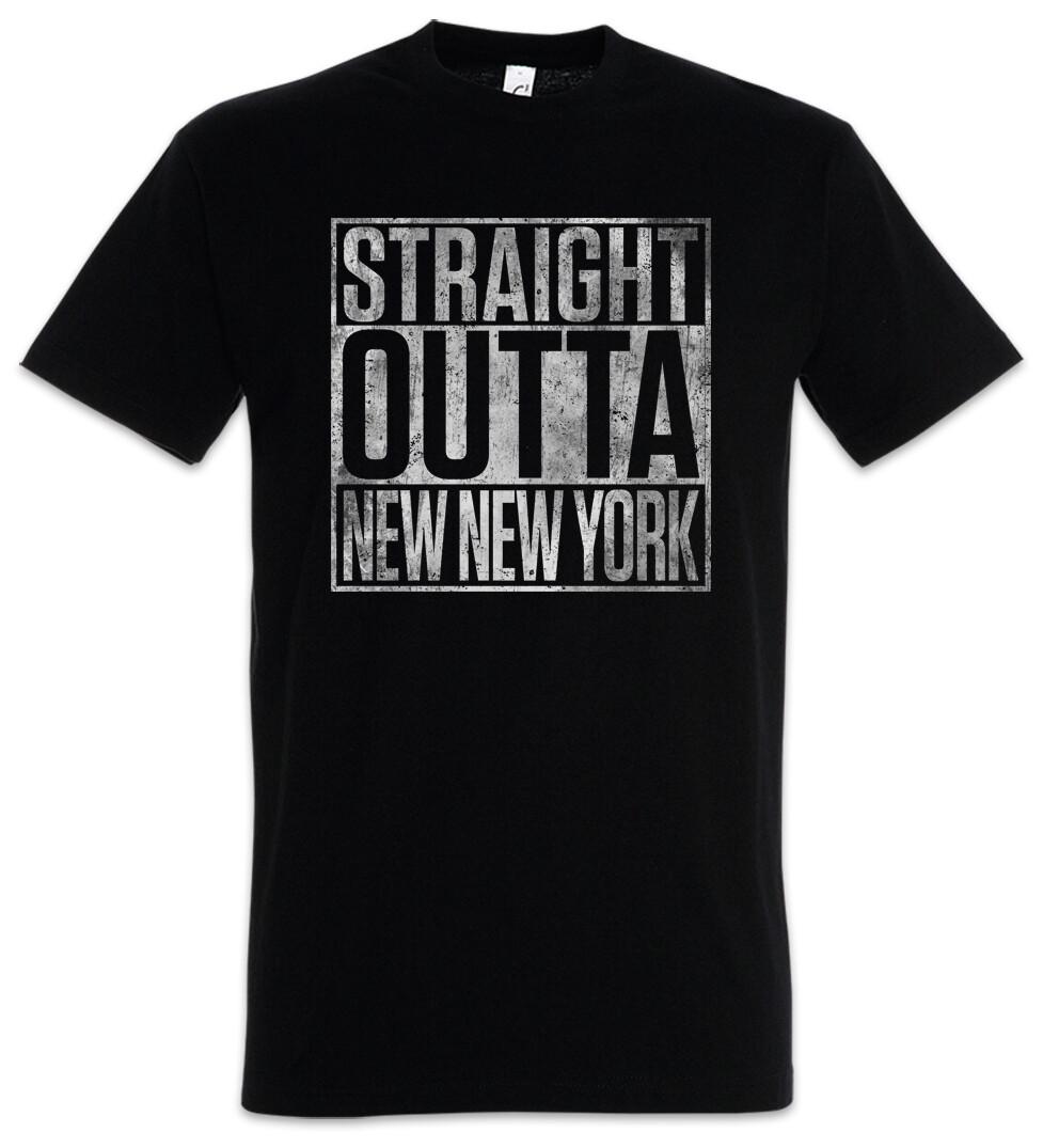 Straight Outta New New York Herren T-Shirt Comedy City TV Series Comic Cartoon XXXL