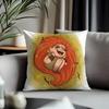 Trending Wwolfwalkersied Cushion Cover Antidustmite Pillowcase Invisible Zipper Silky Short Plush Sofa Cushion Cover