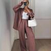 "2026 European & American Casual Cotton-Linen Two-Piece Set: Loose Long-Sleeved Shirt & Pants”