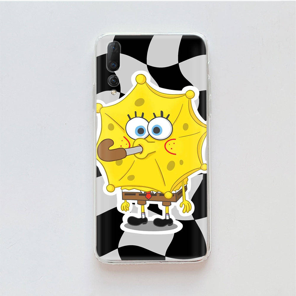 

Прозрачный чехол для Samsung A04 A14 A23 M33 M53 Realme 10 9 C35 C55 VIVO X80 Infinix Hot 30 Note 11 Tecno Spark 8P Pro S-41 мультфильм Губка Боб Samsung A23 зелёный