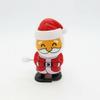 LEDMOMO Christmas Santa Claus Christmas Prize Gift Figurine 9-Piece Wind-Up Ornament, Spring-Mounted