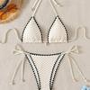 New European And American Style Printed Two-Piece Set, Fun Floral Swimsuit, Sexy Split Bikini Set