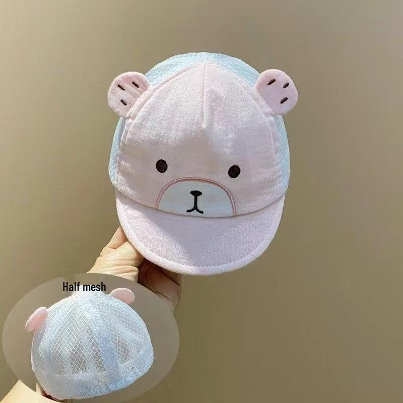 

Newborn Cotton Duckbill Sun Hat - Thin, Boneless, Baseball Cap for Spring and Autumn One Size