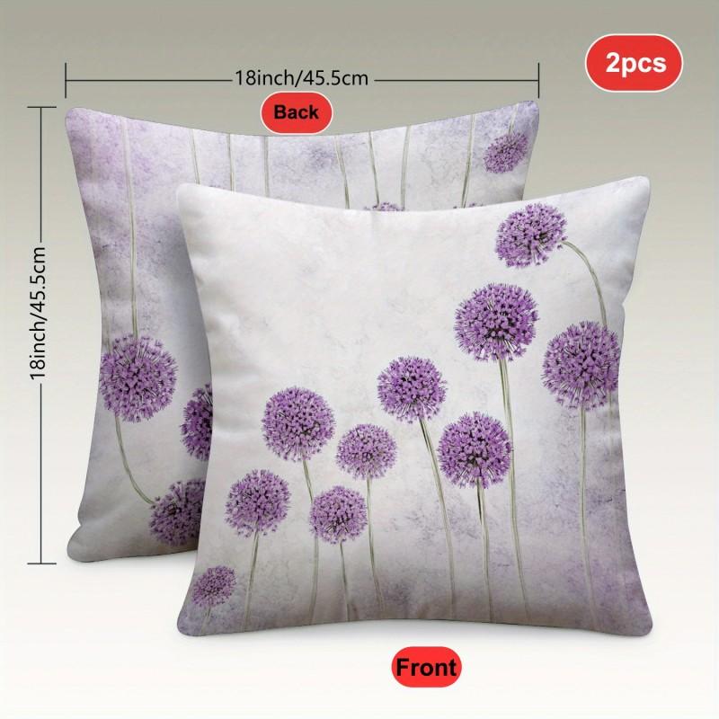 

Dandelion Patterns Cushio Covers Dreamy and Whimsical Cushion Covers Suitable for Sofa Bedroom Car Pillow Cover Home Decor 60x60cm