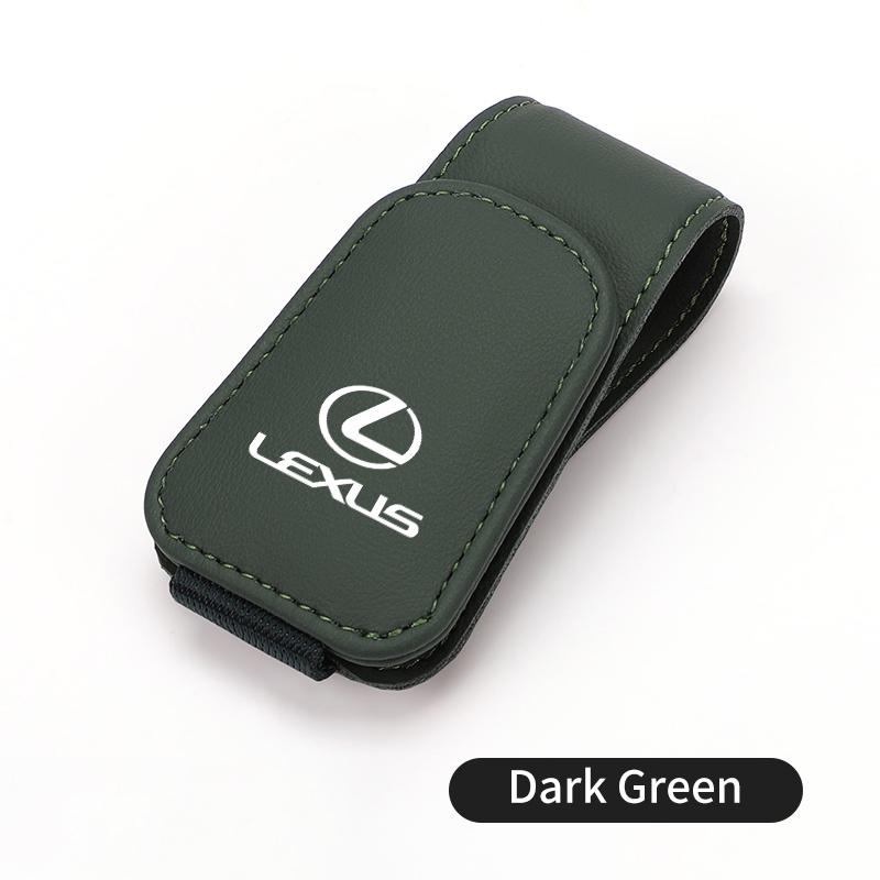 Car Visor Glasses Clip Leather Sunglasses Holder Organizer Accessories For Lexus CT ES GS NX IS250 CT200h IS300h ES300h RX400h N ABJ1