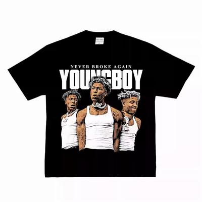 Youngboy Never Broke Again Graphic TShirt Soft Cotton Trap Rap Vibe Unisex Oversized Crew Neck Streetwear Summer Casual Tees