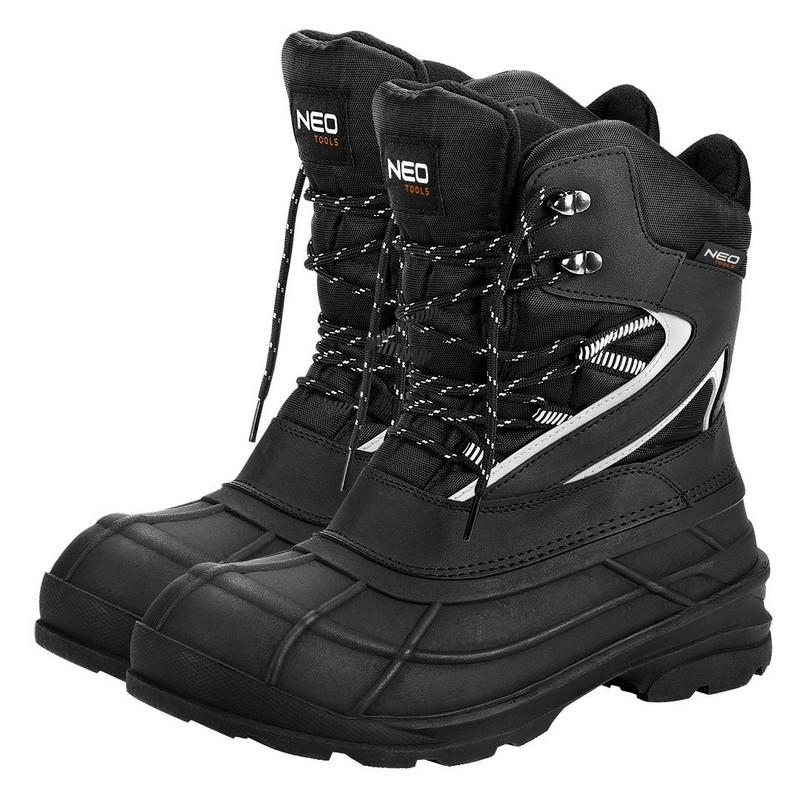 Men'S Snow Boots With Reflectives Size 42 - T N82-139-42