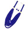 Bohemian Multi-layer Ethnic Seed Bead Necklace Set