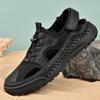 38-46 Summer Men's Fashion Handmade Mesh Breathable Outdoor Casual Shoes Hiking Shoes Beach Sandals