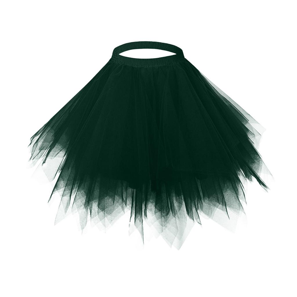 Women's Casual Color Mesh Mesh Skirt Skirt Princess Skirt Half Skirt Skirt