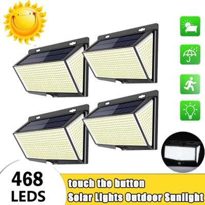 1/2/4 szt. 468LED Solar Light Outdoor Solar Spotlight Czujnik ruchu 3 tryby Solar LED Light Zasilany światłem słonecznym do dekoracji ogrodu