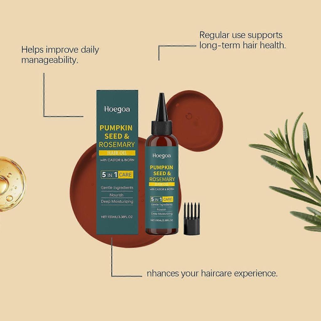 Rosemary Hair Care Essential Oil Gently Nourishes and Softens Hair Scalp Massage