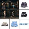Shorts Feuer Flamme Leopard Leo Donner Blume 3D Druck Training Muay Thai Kickboxen Boxen MMA Unisex Fitnessstudio Fitness Workout Schnelltrocknend Elastischer Bund