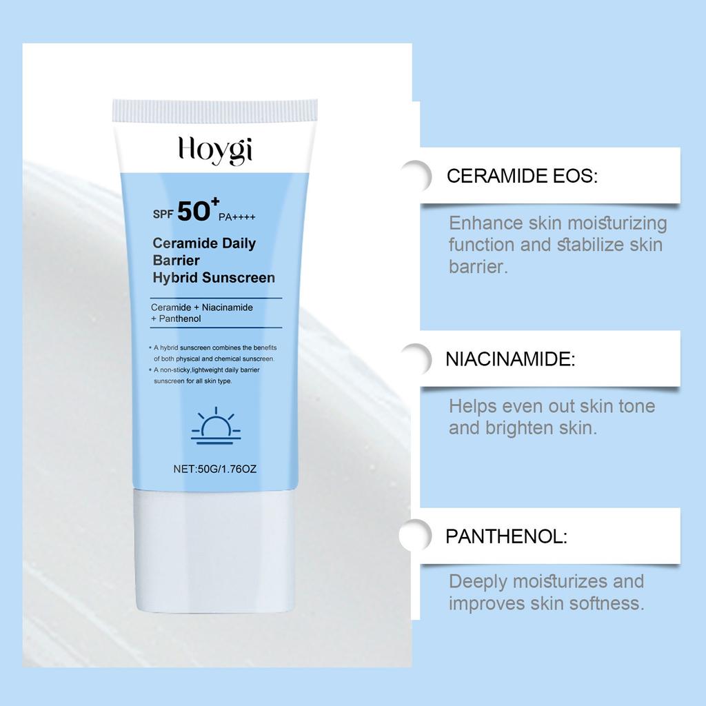 Hautschützende Aufhellende Sonnencreme Sonnenlotion Sonnencreme LSF50+