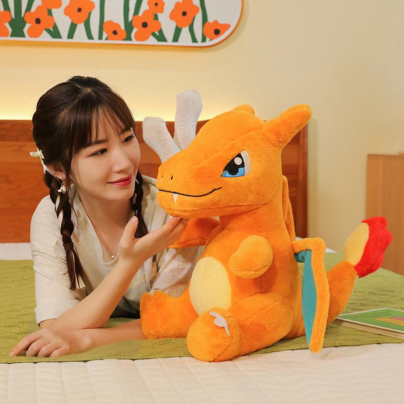Exquisite Fire-breathing Dragon Plush Toy Doll Living Room Ornament Children's Birthday Gift Doll