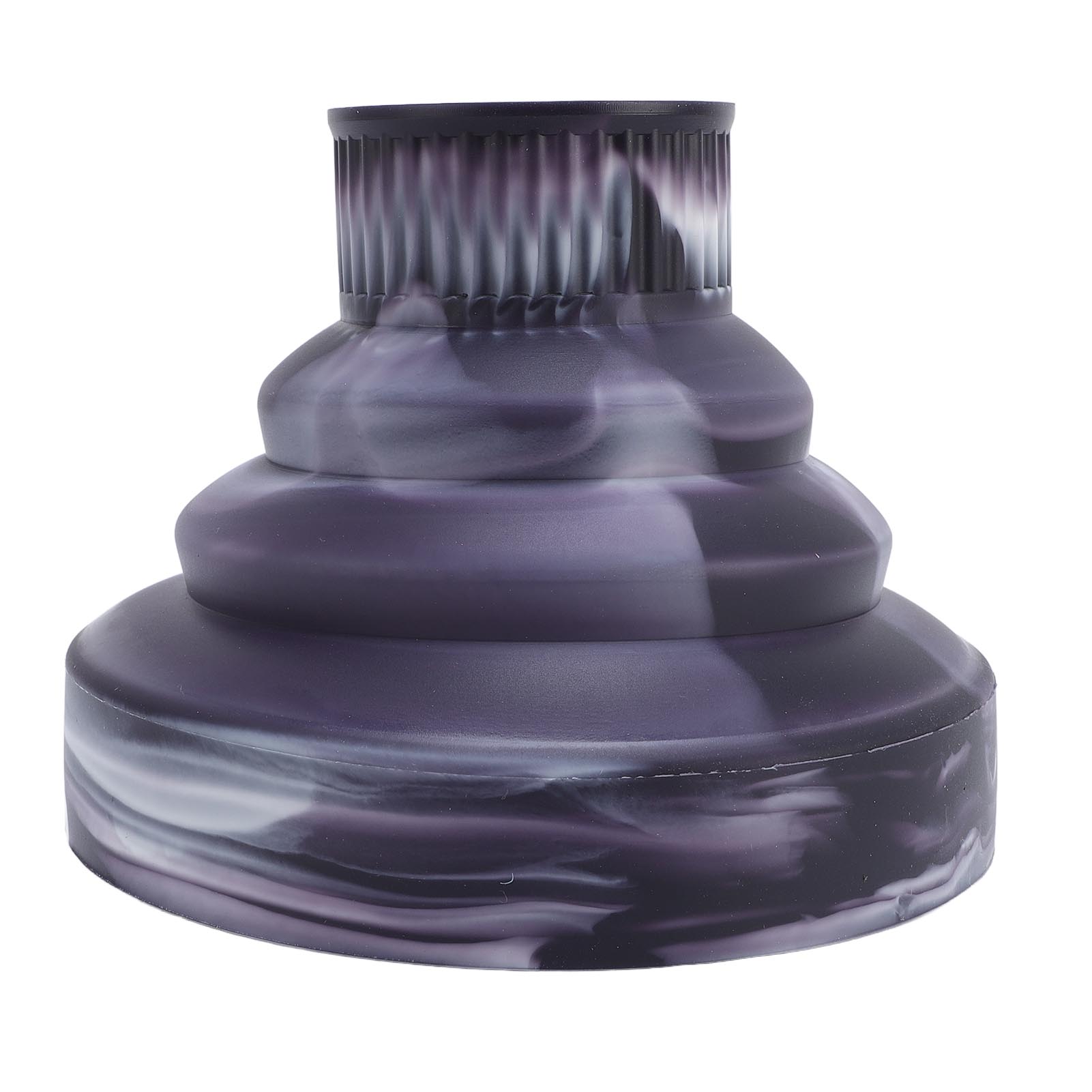 

Складной диффузор для волос Портативная универсальная насадка для фена для волос диаметром 4-5 см чёрный