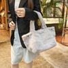 Premium Hair Bag Women's Autumn and Winter New Casual Plush Shoulder Bag Commuter Tote Bag