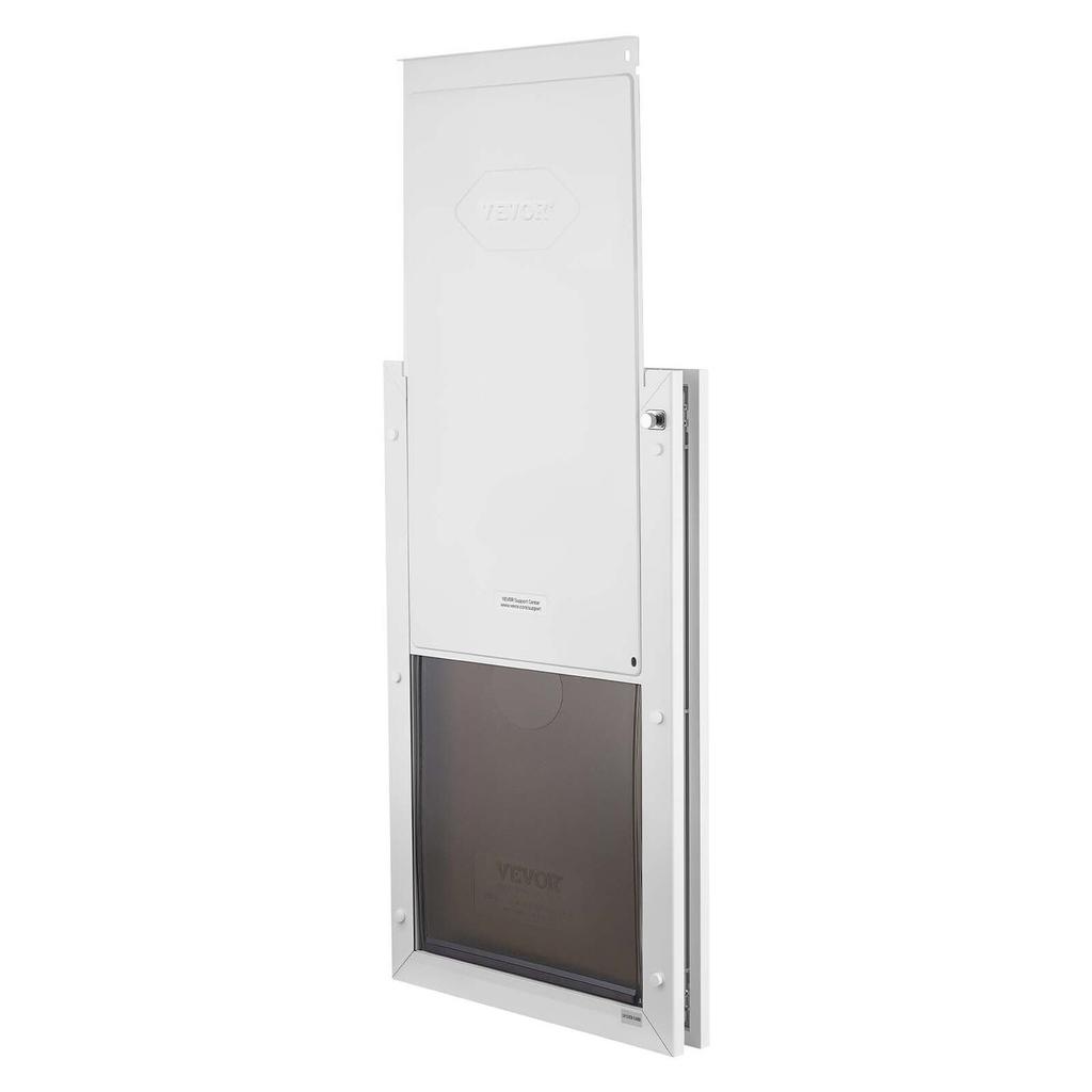 Pet Door, X-Large, with Double Magnetic Flaps and Metal Frame, Strong and Weatherproof Dog Door for Interior and Exterior Doors, Easy To Install, Easy