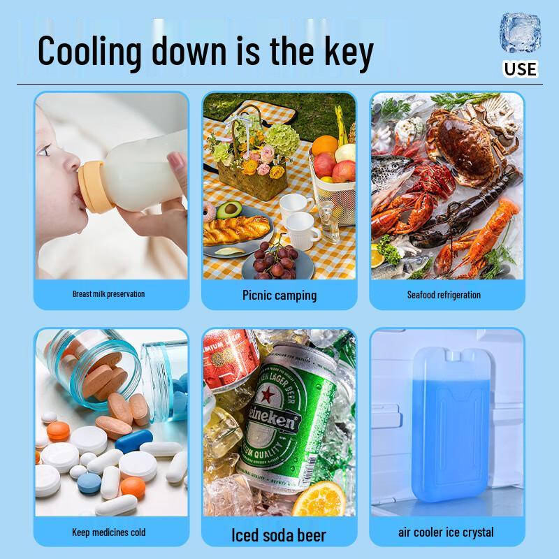 Jingzhou Blue Reusable Cold Chain Ice Pack