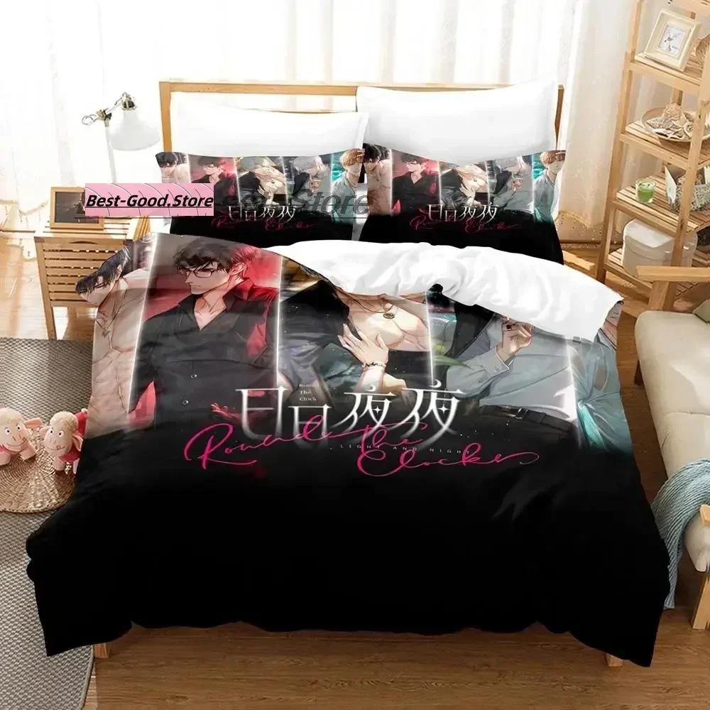 

3D New Light plus Night Stplus Osborn Evan Sariel Jese Charlie Beding Set Printed With Pilowcase Bed Soft Duvet Cover Single Double 135*200cm Eu-Single
