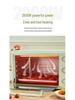 Large Capacity Electric Oven with Independent Temperature Control for Professional Baking, Mini Tarts, and Sweet Potatoes